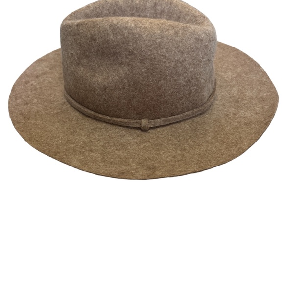 J Crew Classic Wool Fedora Hat Size M Brown - Picture 3 of 3